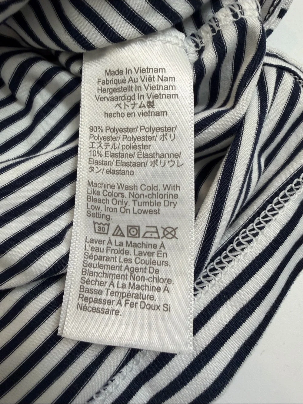 J.Crew Performance Striped Polo Shirt Size Large Athleisure Golf Classic